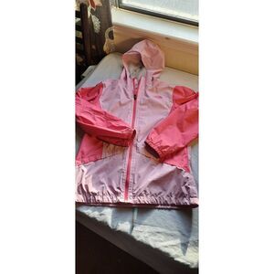 Girls Size 18 Northface Pink Windbreaker Light Jacket